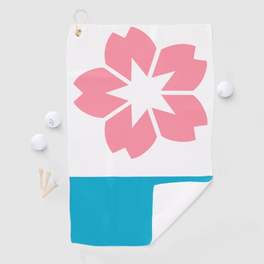 Vlag van Salem, Oregon Golfhanddoek (Insitu)