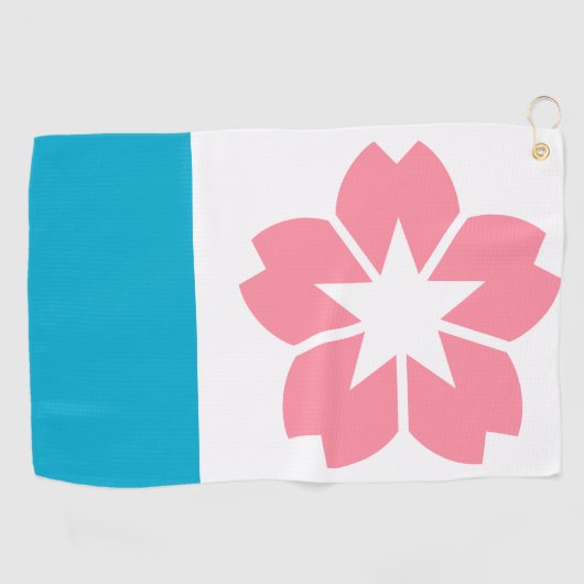 Vlag van Salem, Oregon Golfhanddoek (Horizontaal)