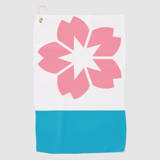 Vlag van Salem, Oregon Golfhanddoek (Voorkant)