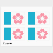 Vlag van Salem, Oregon Rechthoekige Sticker (Vel)