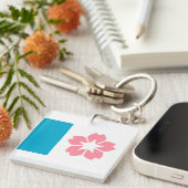 Vlag van Salem, Oregon Sleutelhanger (Voorkant Rechts)