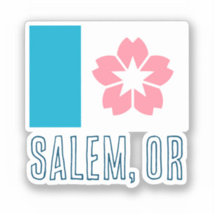 Vlag van Salem, Oregon Sticker