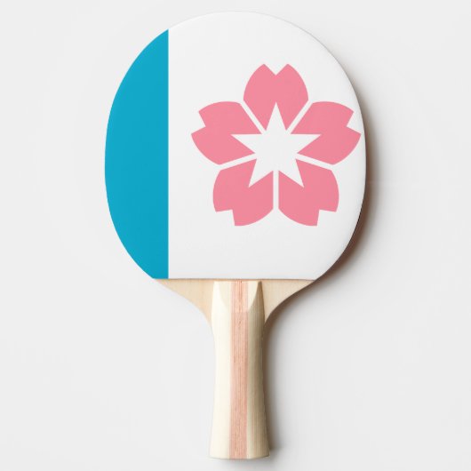 Vlag van Salem, Oregon Tafeltennisbatje (Voorkant)