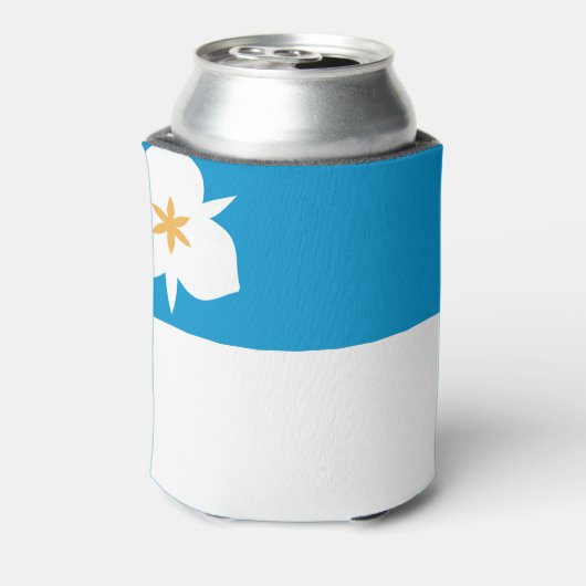 Vlag van Salt Lake City, Utah Blikjeskoeler (Blikje Achterkant)