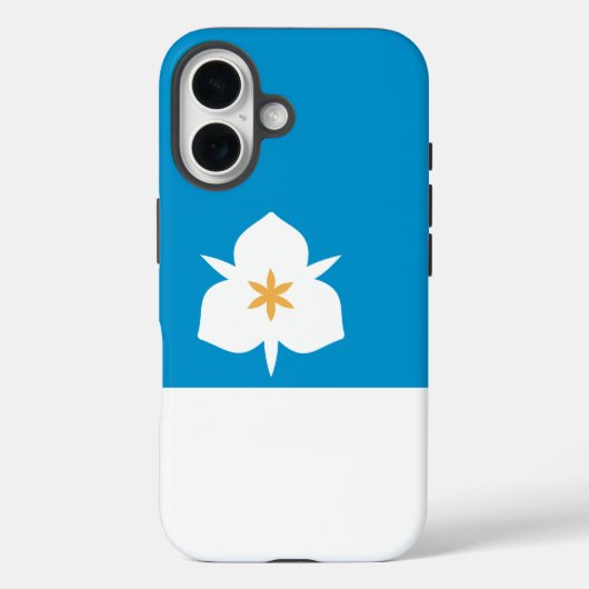 Vlag van Salt Lake City, Utah Case-Mate iPhone Case (Achterkant)