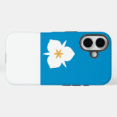 Vlag van Salt Lake City, Utah Case-Mate iPhone Case (Achterkant (horizontaal))