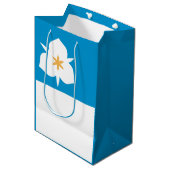 Vlag van Salt Lake City, Utah Medium Cadeauzakje (Voorkant Gekanteld)
