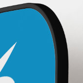 Vlag van Salt Lake City, Utah Pickleball Paddle (Links Detail)