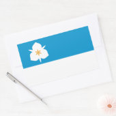 Vlag van Salt Lake City, Utah Rechthoekige Sticker (Envelop)