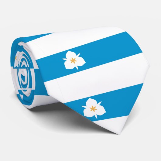 Vlag van Salt Lake City, Utah Stropdas (Opgerold)