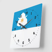 Vlag van Salt Lake City, Utah Vierkante Klok (Hoek)