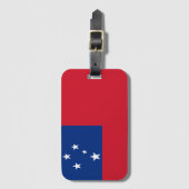 Vlag van Samoa Bagagelabel (Voorkant (verticaal))