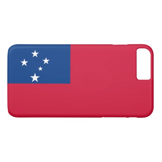 Vlag van Samoa Case-Mate iPhone Case (Achterkant (Horizontaal))