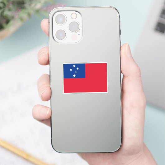 Vlag van Samoa Sticker (Telefoon)