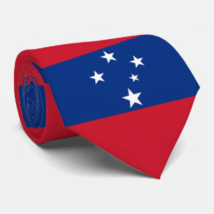 Vlag van Samoa Stropdas