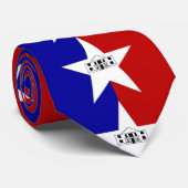 Vlag van San Antonio, Stropdas Texas (Opgerold)