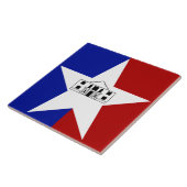 vlag van San Antonio Tegeltje (Zijkant)