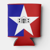 Vlag van San Antonio, Texaanse Koelbox Blikjeskoeler (Voorkant)