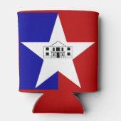 Vlag van San Antonio, Texaanse Koelbox Blikjeskoeler (Achterkant)