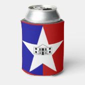 Vlag van San Antonio, Texaanse Koelbox Blikjeskoeler (Blikje Achterkant)