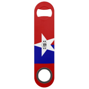 Vlag van San Antonio, Texas Bar Key Speed Flessenopener