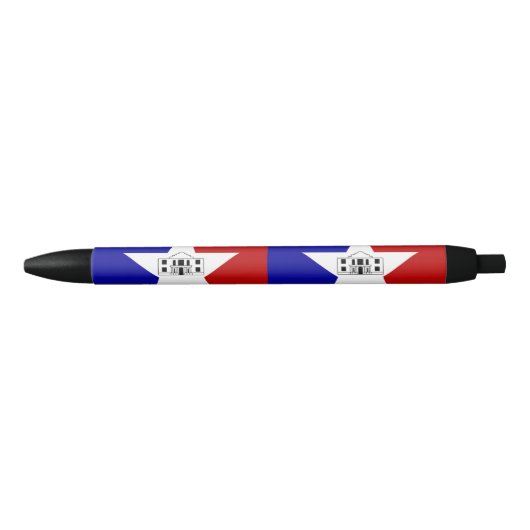 Vlag van San Antonio, Texas Black Ink Pen (Voorkant)