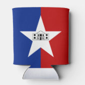 vlag van San Antonio (Texas) Blikjeskoeler (Achterkant)