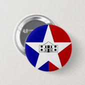 Vlag van San Antonio, Texas Button (Voorkant /achterkant)