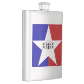 Vlag van San Antonio, Texas Flask Flacon (Rechts)