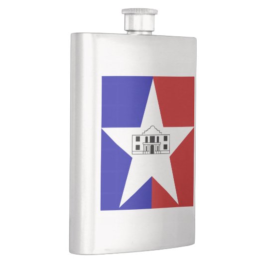 Vlag van San Antonio, Texas Flask Flacon (Rechts)
