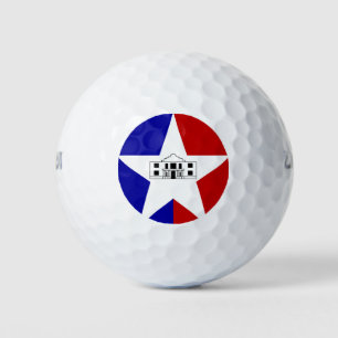 Vlag van San Antonio, Texas Golf Balls Golfballen