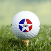 Vlag van San Antonio, Texas Golf Balls Golfballen (Insitu Shirt)