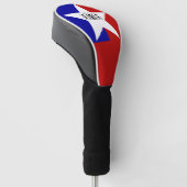 Vlag van San Antonio, Texas Golf Head Hoesje Golfheadcover (Schuin)