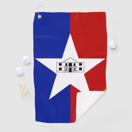 vlag van San Antonio (Texas) Golfhanddoek (Insitu)
