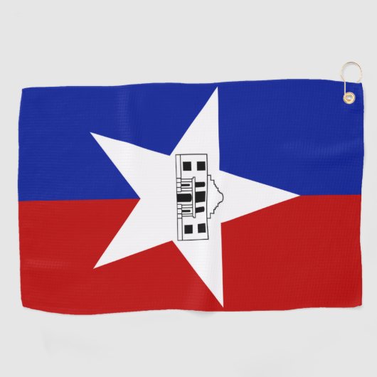 vlag van San Antonio (Texas) Golfhanddoek (Horizontaal)