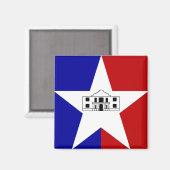 Vlag van San Antonio, Texas Magnet (Voorkant / Achterkant)