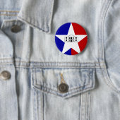 Vlag van San Antonio, Texas Ronde Button 5,7 Cm (In situ)