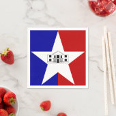 Vlag van San Antonio, Texas Servet (Insitu)