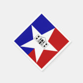 Vlag van San Antonio, Texas Servet (Hoek)