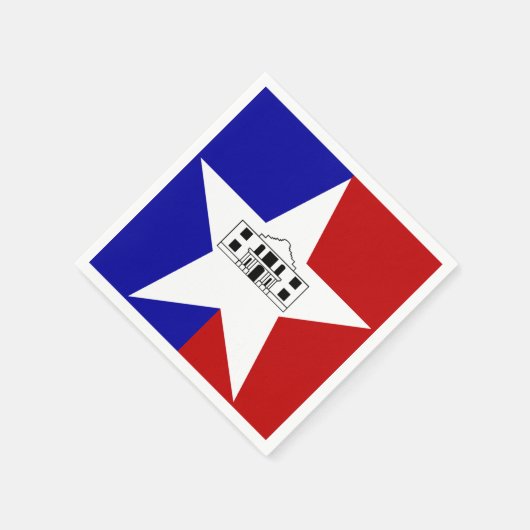 Vlag van San Antonio, Texas Servet (Hoek)