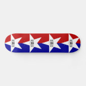 Vlag van San Antonio, Texas Skateboard (Horizontaal)