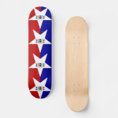 Vlag van San Antonio, Texas Skateboard (Voorkant)
