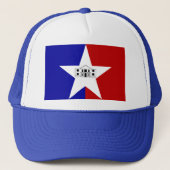 Vlag van San Antonio, Texas Trucker Pet (Voorkant)