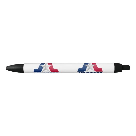 Vlag van San Antonio, Texas Zwarte Inkt Pen (Voorkant)