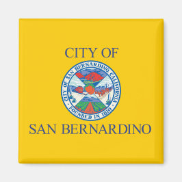 Vlag van San Bernardino (Californië) Magneet