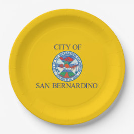 Vlag van San Bernardino (Californië) Papieren Bordje