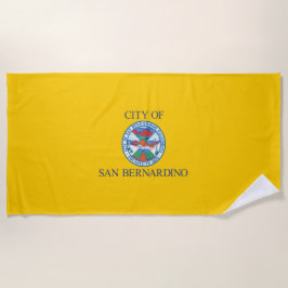 Vlag van San Bernardino (Californië) Strandlaken