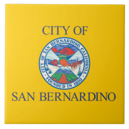 Vlag van San Bernardino (Californië) Tegeltje