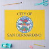 Vlag van San Bernardino (Californië) Tissuepapier (Craft)