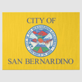 Vlag van San Bernardino (Californië) Tissuepapier